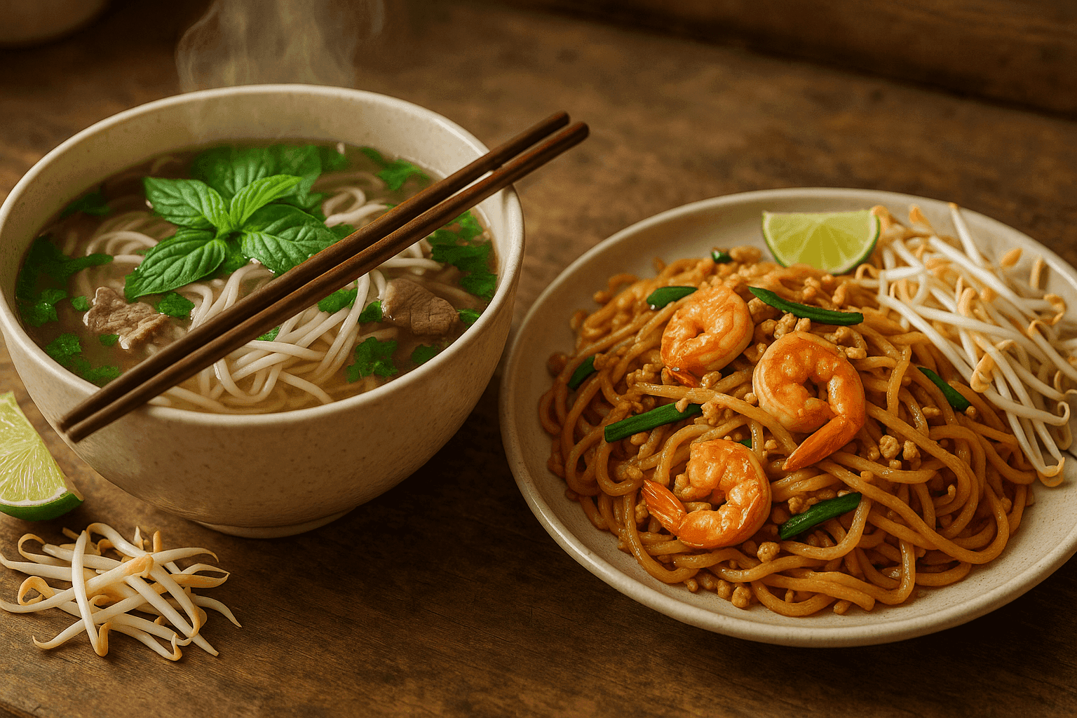 Why Rice Noodles Turn Slippery, Clump, or Break: Starch Gelation, Retrogradation, and the Soak‑Blanch‑Rinse Rules for Better Pad Thai, Pho, and Stir‑Fries