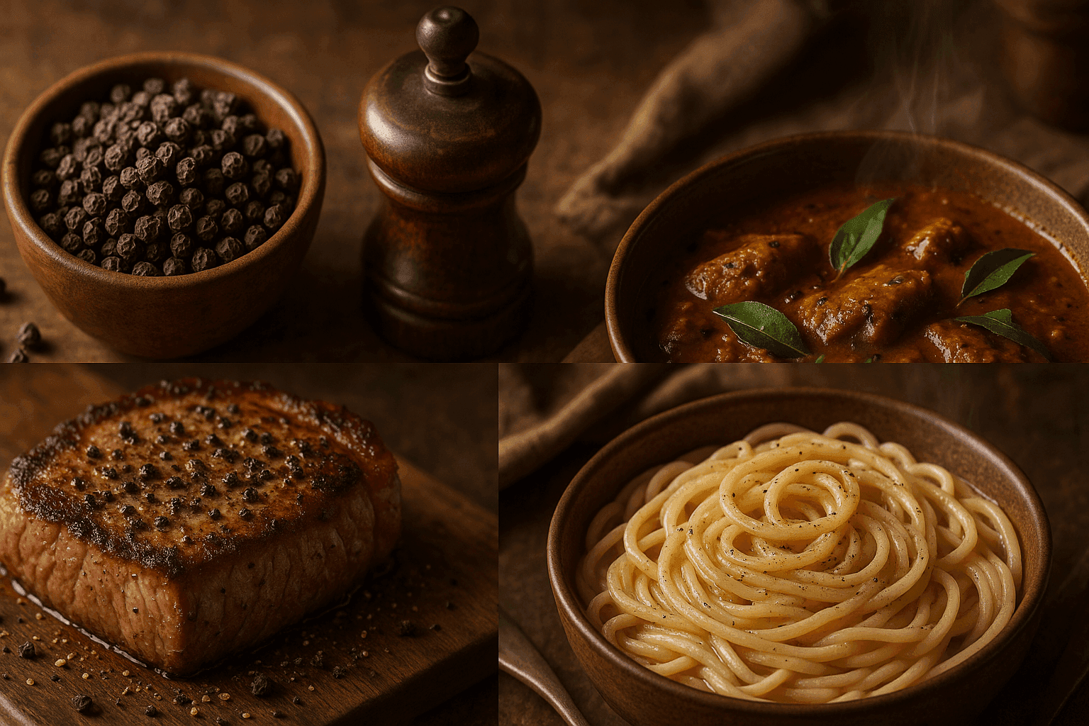 Why Black Pepper Tastes Sharp, Floral, or Dull: Piperine, Terpene Volatility, and the Grind‑Timing Rules for Better Steaks, Cacio e Pepe, and Curries