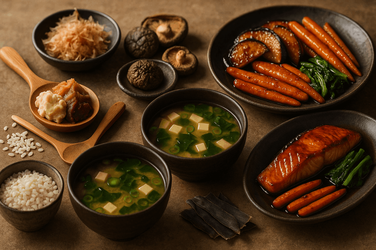 Why Miso Turns Soup Flat, Marinades Funky, or Glazes Incredibly Deep: Koji Enzymes, Salt Density, and the Heat Rules for Better Broths, Dressings, and Roasts