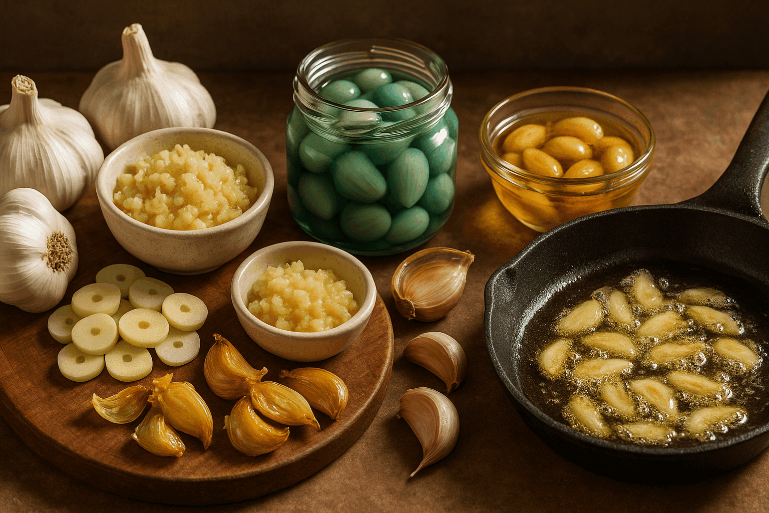 Why Garlic Turns Sweet, Harsh, or Blue: Alliinase Reactions, Heat Control, and the Real Rules for Flavor