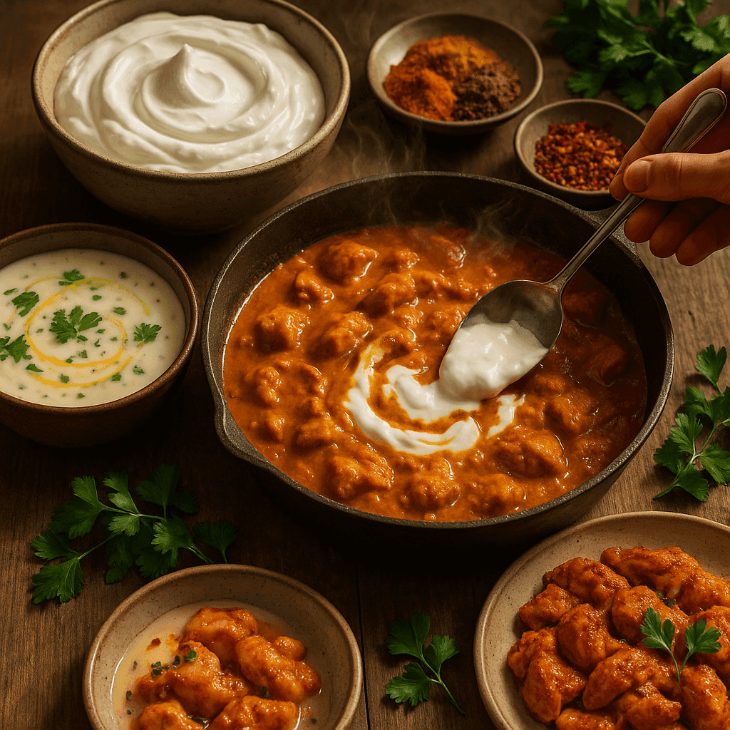 Why Yogurt Breaks, Clings, or Turns Silky: Milk Proteins, Acidity, and the Heat Rules Behind Stable Marinades, Sauces, and Soups