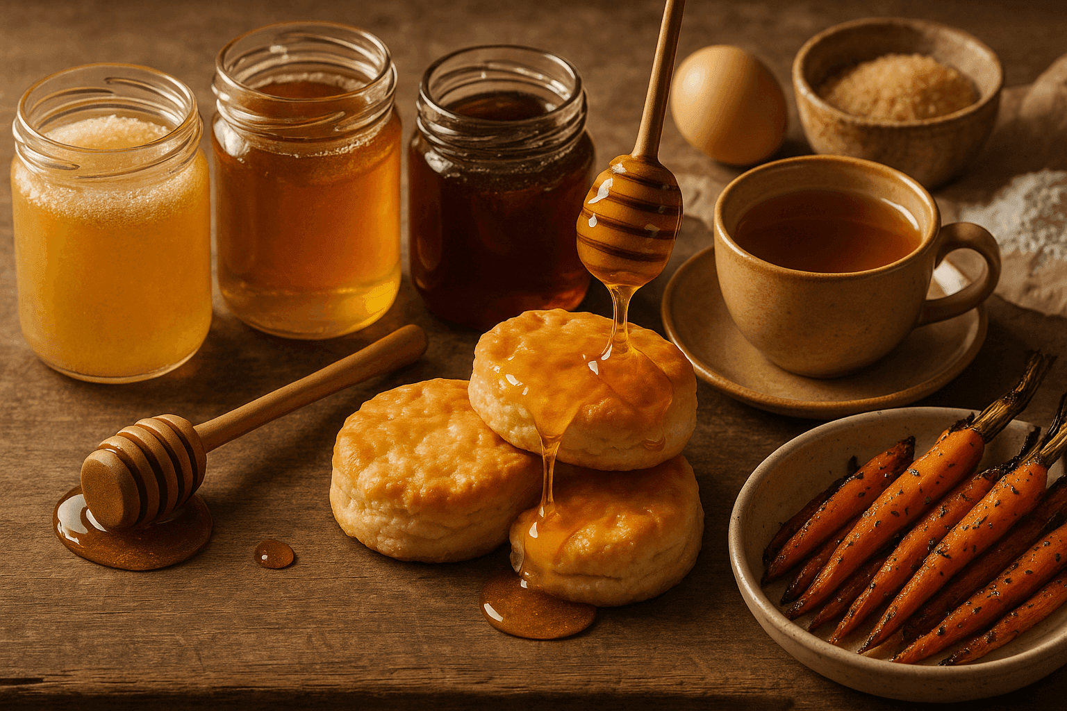 Why Honey Turns Floral, Bitter, or Runny: Sugar Crystallization, Enzyme Activity, and the Heat Rules for Better Baking, Ferments, and Glazes