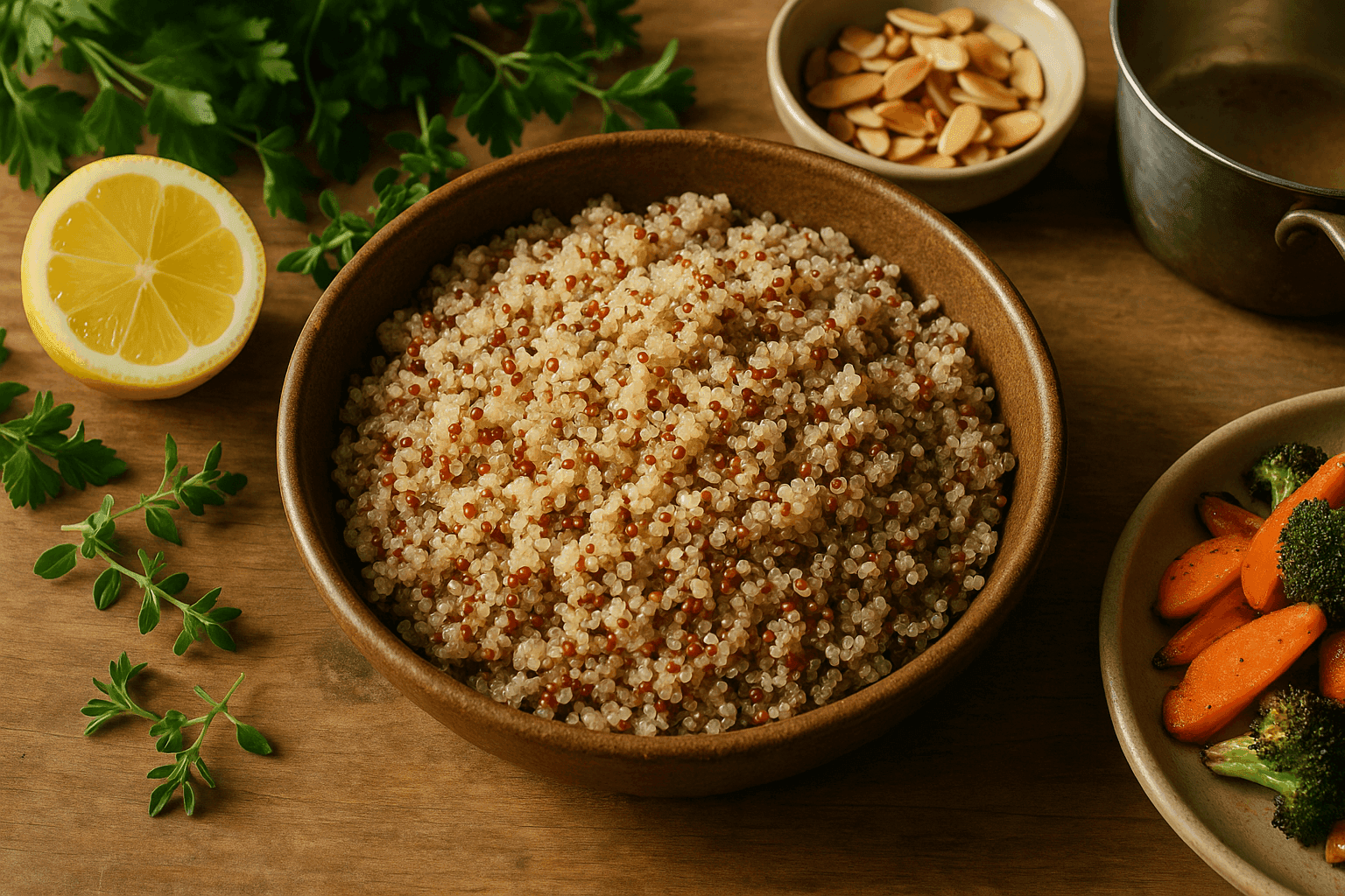 Why Quinoa Turns Bitter, Fluffy, or Waterlogged: Saponin Chemistry, Germ Structure, and the Steam Rules for Better Bowls, Salads, and Pilafs