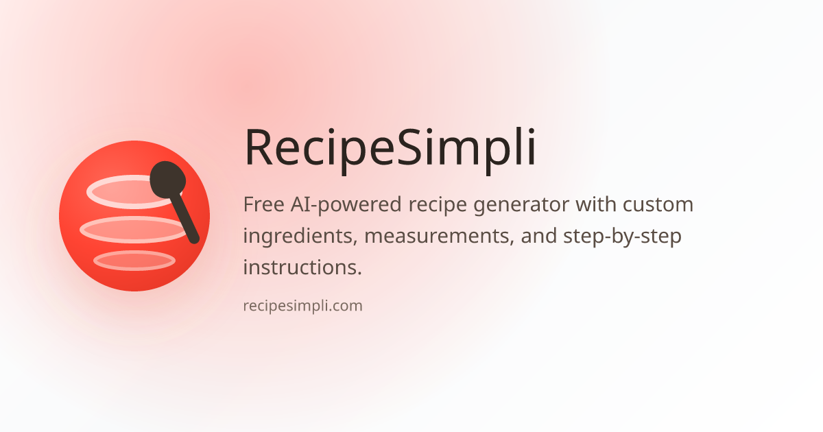 RecipeSimpli | Free AI Recipe Generator & Cooking Guides